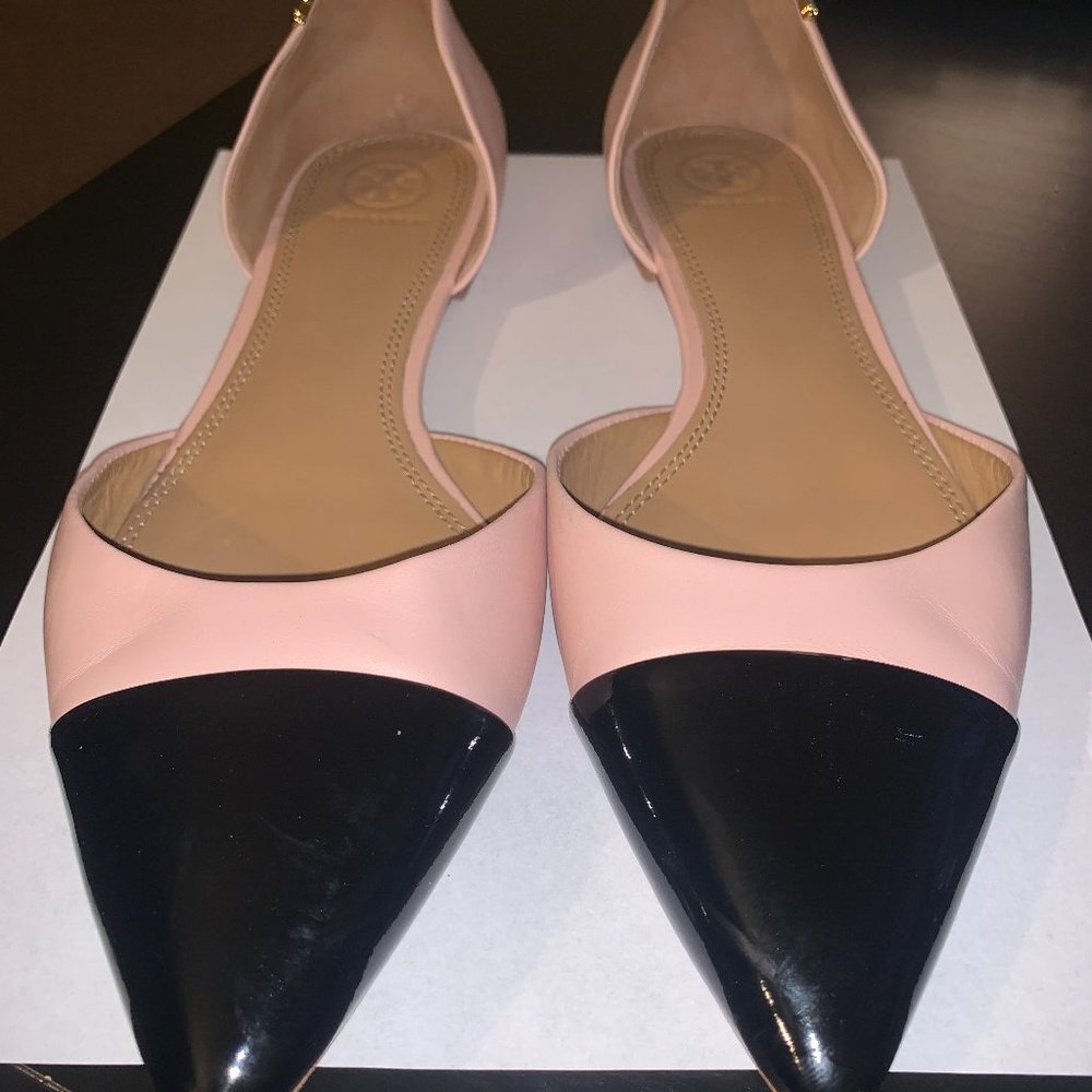 Tory Burch Viv Two Tone d'Orsay Flats